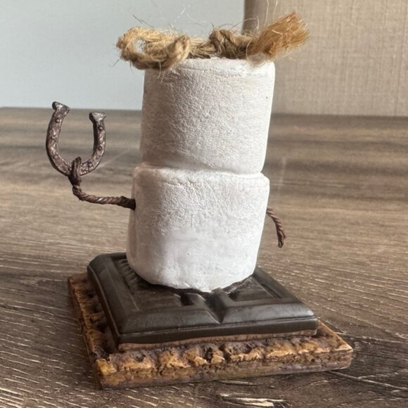 S'mores Midwest Christmas Tree Ornament Horseshoe Snowman Marshmallow - Picture 2 of 7